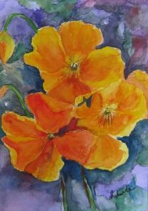 "Yellow Poppies"