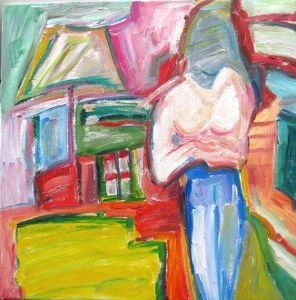 "Girl Dozing"