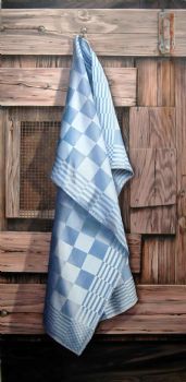 "Dutch tea towel on wood"