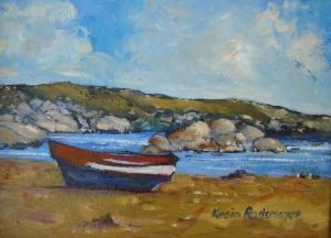 "Fisherman's Boat on Beach"
