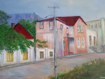 "Street Scene in Cape Town"
