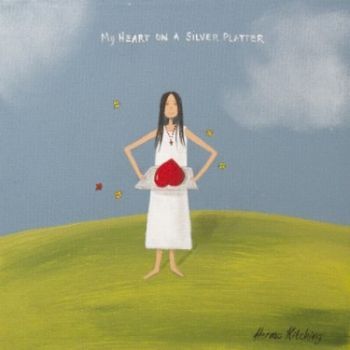 "My heart on a silver platter"