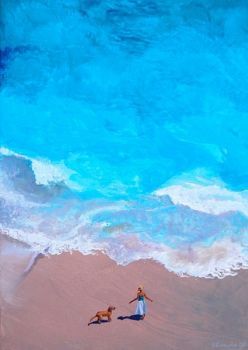 "Morning on the Clifton Beach"