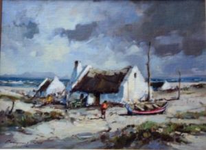 "Tafelberg - Bloubergstrand scene"