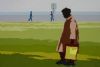 "Strolling along"