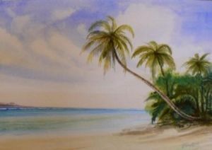 "Tropical island"