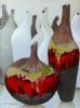 "Scarlet Retro Lava Jars"