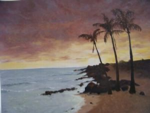 "Island Sunset"