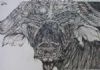 "Tinted Buffalo Portrait"