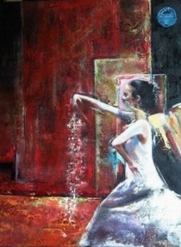 "Variation on an Asian Theme Red"