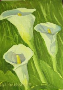 "Green Arum Lilies"