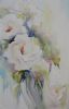 "Roses in shades of white"