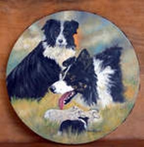 "Sheepdog Collage"
