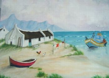 "Serenity of Fishing Village"
