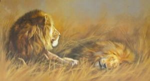 "Resting Lions"