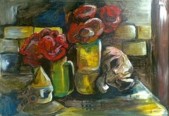 "cat and flowers"