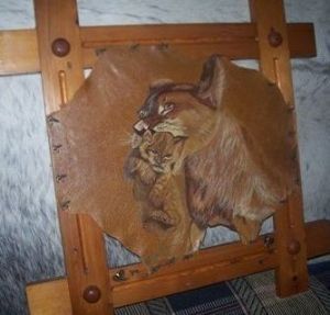 "Lioness and Her Cub"
