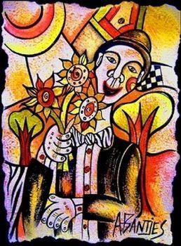 "flowers for her ..."