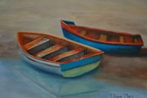 "Paternoster Boat Reflection"