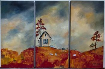 "3 sheep (triptych)"