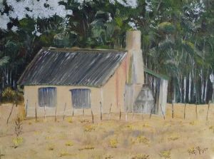 "House with Trees"