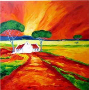 "Sundown in the farm"