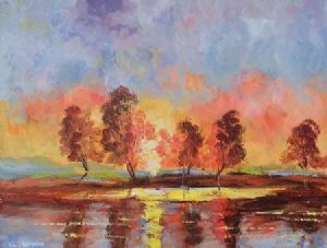 "Dam Sunset"