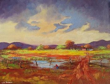 "Playing in the water"