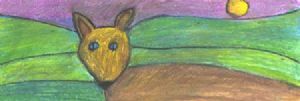 "Eyes and moon"
