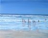 "On the beach"