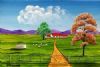"Tranquil Sheep Farm"