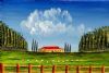 "Serene Sheep Farm"