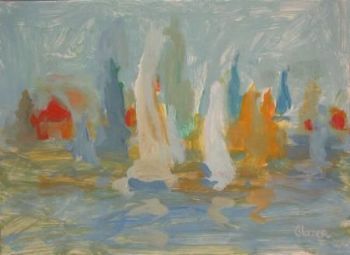 "Yacht at Waterfrong"