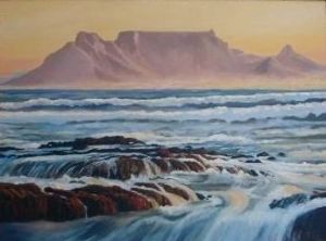 "Sunset over Table Mountain"