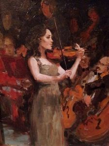 "Playing Violin"