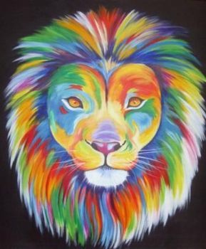 "Rainbow Lion"