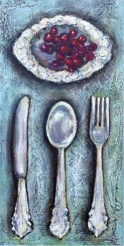 "Vintage Collection-Cherries&Spoons"