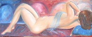 "Nude with Blues"