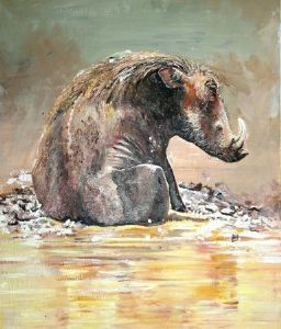 "Wallowing Warthog"