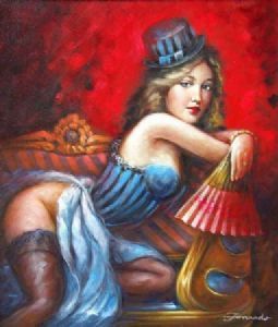 "Burlesque Dancer"