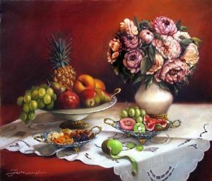 "Fruit and Floral Still Life"