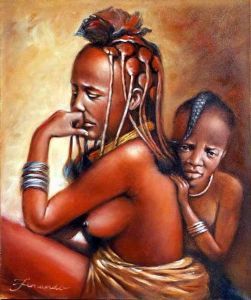 "Himba Comforting"