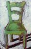 "Green Chair with Green Background"