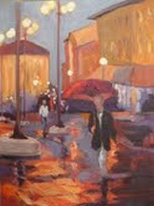"Rainy Evening, Italy"