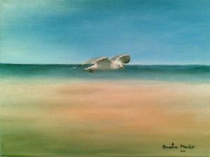 "Seagull in Flight"