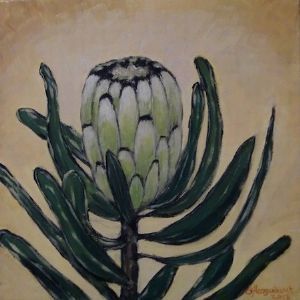 "Protea - Green"