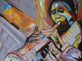 "The Trumpet Player"