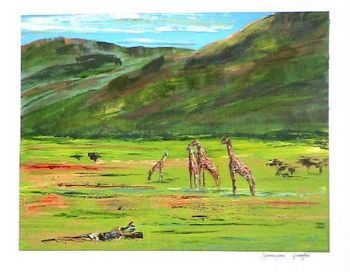 "Giraffes of Ngongoro"