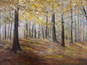 "Autumn Yellow Trees II"