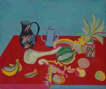 "Still life with Blue Tea Pot"